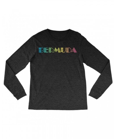 John Lennon Long Sleeve Shirt | Colorful Bermuda Design Worn By Shirt $8.19 Shirts