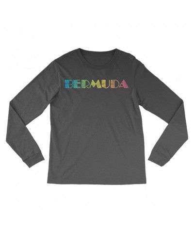 John Lennon Long Sleeve Shirt | Colorful Bermuda Design Worn By Shirt $8.19 Shirts