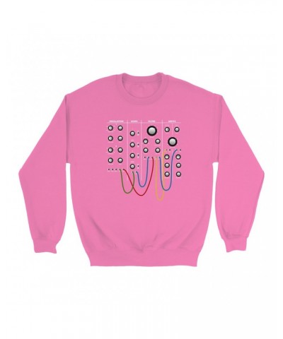 Music Life Colorful Sweatshirt | Modular Synth Chest Panel Sweatshirt $69.22 Sweatshirts