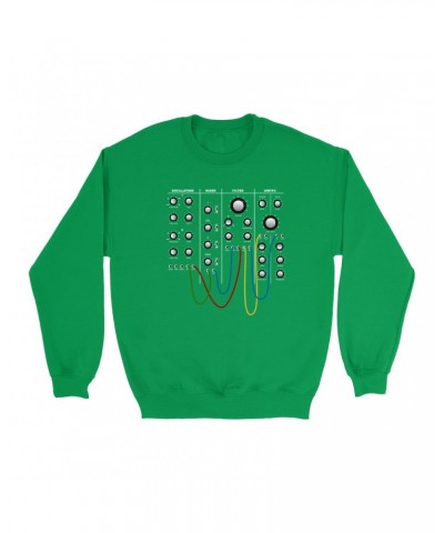 Music Life Colorful Sweatshirt | Modular Synth Chest Panel Sweatshirt $69.22 Sweatshirts