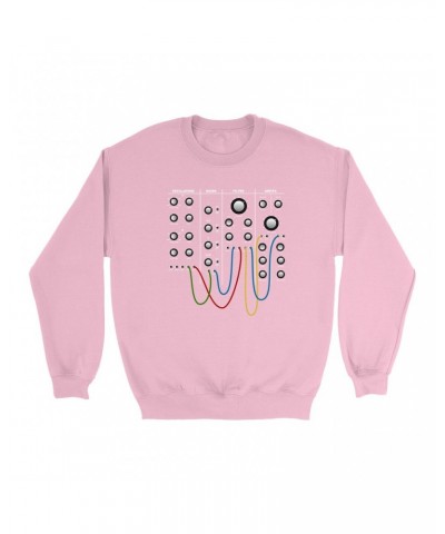 Music Life Colorful Sweatshirt | Modular Synth Chest Panel Sweatshirt $69.22 Sweatshirts