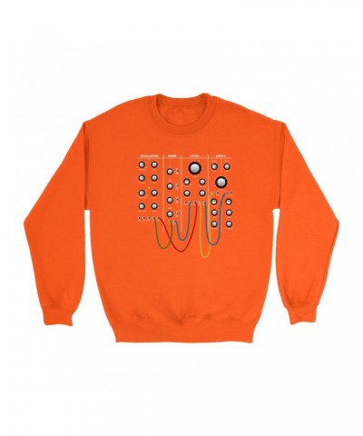 Music Life Colorful Sweatshirt | Modular Synth Chest Panel Sweatshirt $69.22 Sweatshirts