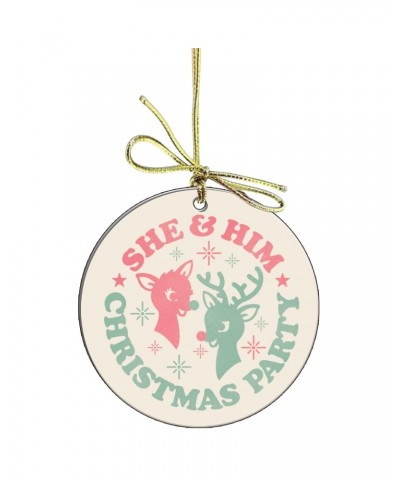 She & Him Holiday Ornament $6.51 Decor